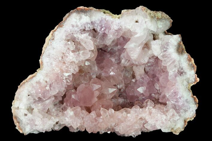 Sparkly, Pink Amethyst Geode Section - Argentina #147953